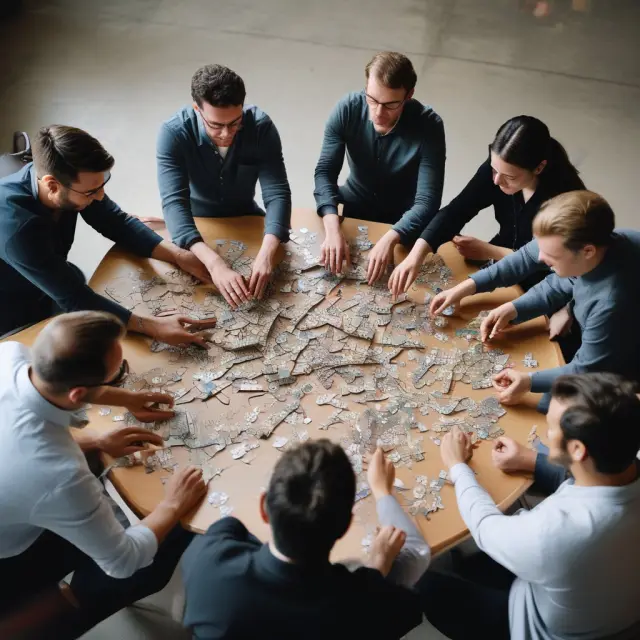 Value engineers collaborate, analyzing and innovating to optimize product functionality and costs through brainstorming sessions