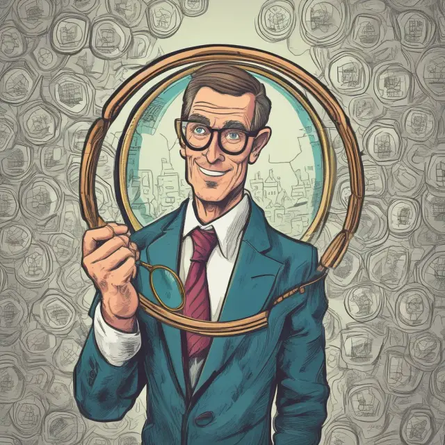 Investor examines intricate relationships within a company