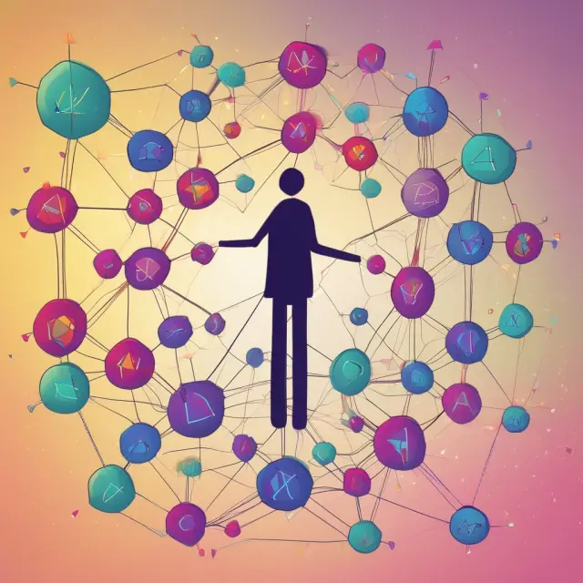 An investor and a startup working together within a thriving value network, fostering collaboration and driving growth
