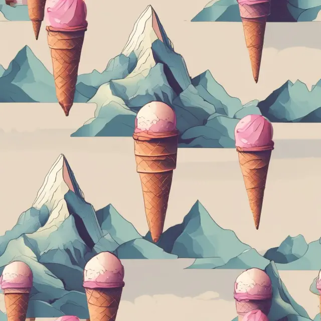 Ice cream mountains illustrating the benefits of value reporting forms for managing varying inventory values