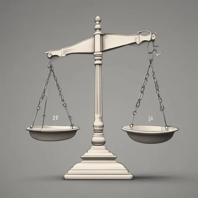 Image of a scale balancing positive and negative numbers, emphasizing the concept of absolute value.
