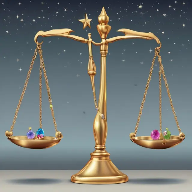 An image of two balances, one with a luxury gem symbolizing good value pricing and the other adorned with stars illustrating value-added pricing.