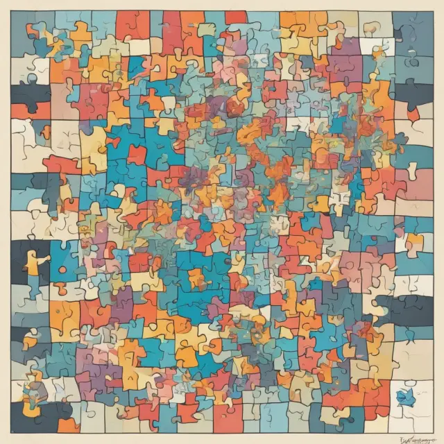 An intricate puzzle illustrating the value chains