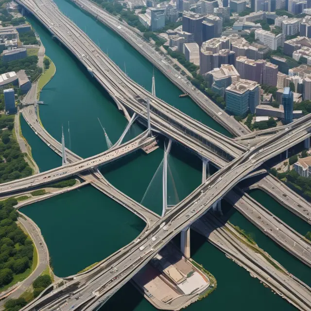 Bridge symbolizing infrastructure connecting different business activities