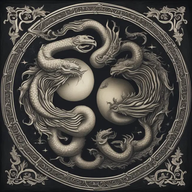 Scales symbolizing valued (yin) and unvalued (yang) marine policies, with predetermined value vs. post-loss determination