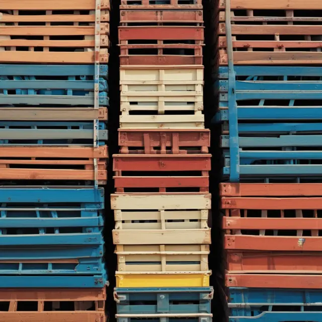Two interwoven baskets symbolize valued and unvalued marine cargo policies, with one containing a precise value, while the other remains empty until assessed post-loss.