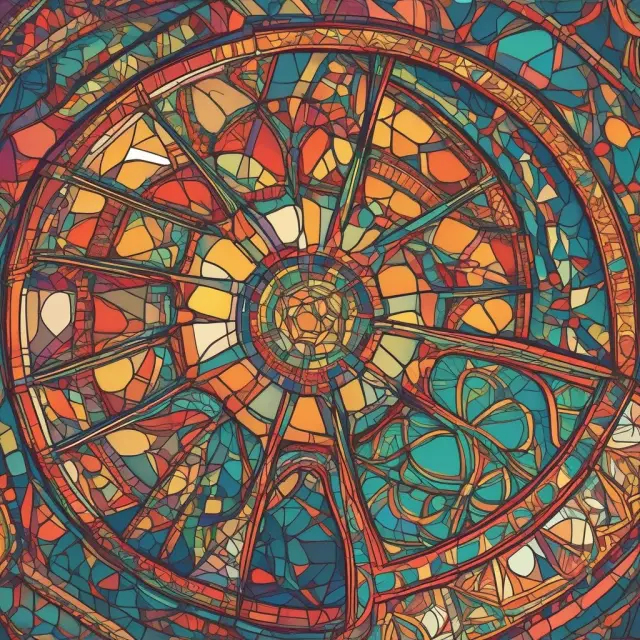 Institutional investors analyzing a colorful kaleidoscope of the Value Line Composite Index, symbolizing their access to diverse markets and sectors