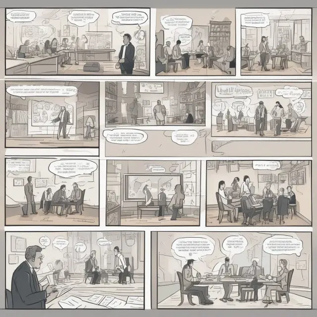 Visual storyboard showcasing the benefits of using graphics to communicate a strong and persuasive value proposition effectively