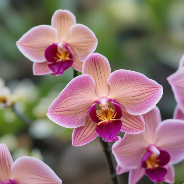 Orchid blooming in a garden, representing straightforward and successful vanilla investment and business strategies