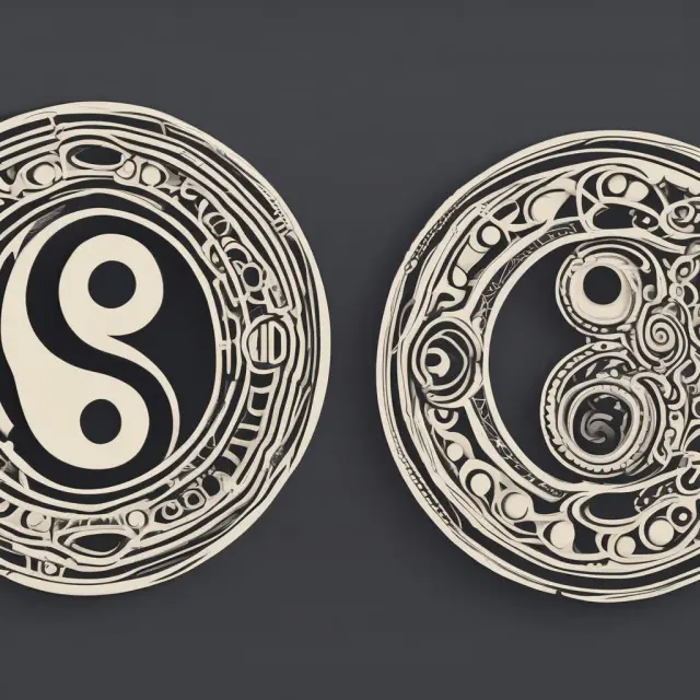 Visual comparison of European and American style vanilla options depicted in a yin-yang symbol, highlighting their unique exercise conditions