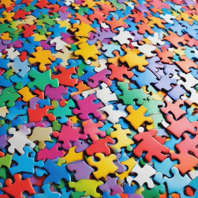 An image of a vanilla options jigsaw with call and put pieces illustrating various strategies in finance