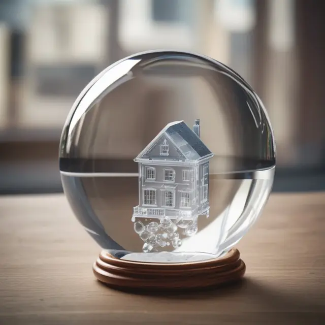 A crystal orb radiating VantageScores, symbolizing the assessment of consumers
