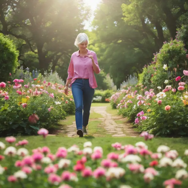 An image of a flourishing garden filled with different types of variable benefit plans, symbolizing the growth potential for retirement savings through 401(k)s and IRAs