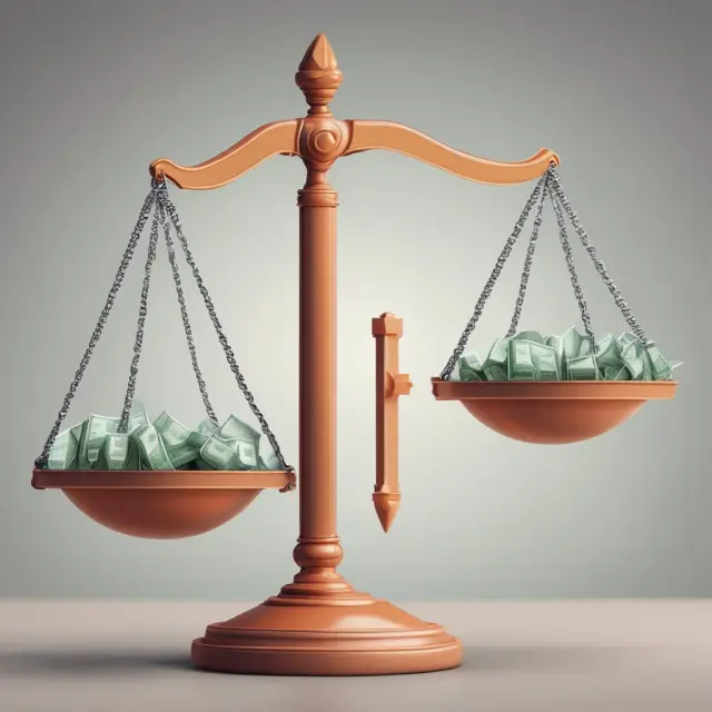 Scale with net sales and variable costs to find the balance of a company