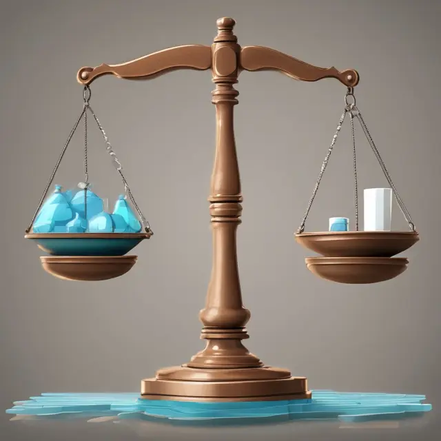 Scale illustrating Variable Overhead Spending Variance, showing difference in costs between actual and budgeted