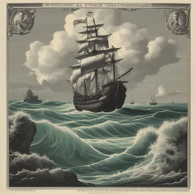 An image of an ocean with floating interest rates represented as bobbing buoys while fixed-coupon municipal bonds are depicted as stable anchors