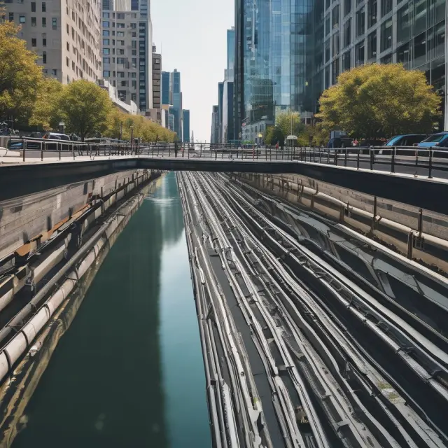 A sturdy, elegant bridge symbolizes variable-rate demand bonds (VRDBs) that connect investors and issuers during changing interest rate environments