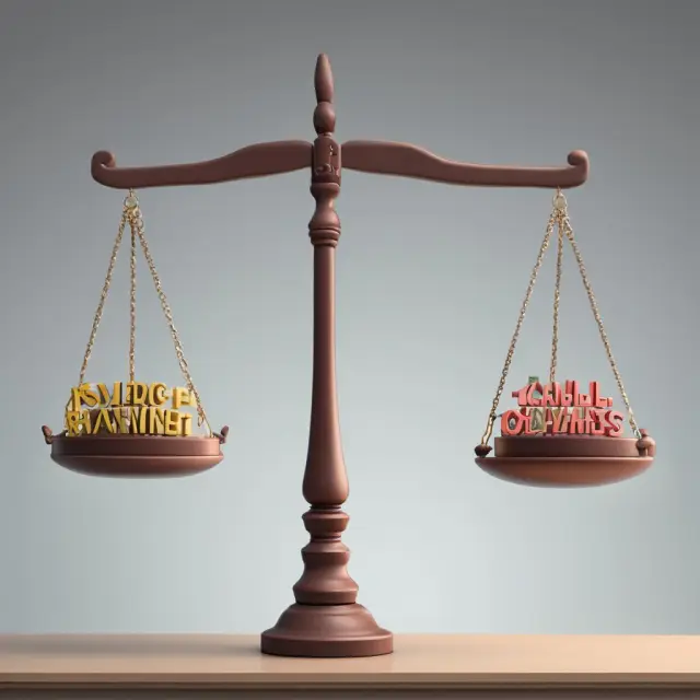 An experienced options trader holding a set of scales adorned with call options at different strike prices to represent a successful variable ratio write