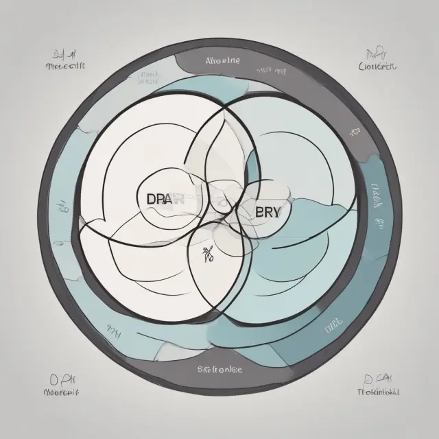 Venn diagram comparing variable, level, and return of premium death benefits in life insurance policies.