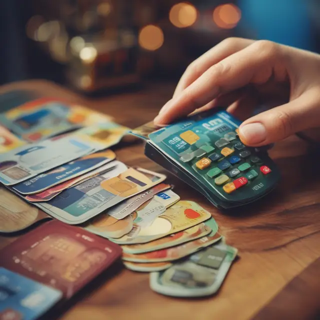 Picture of a pendulum swinging between prime rate figures, representing the variable nature of credit card interest rates