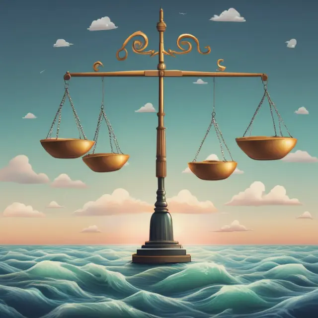 Visual representation of variable interest rates, depicting the balance between advantages and disadvantages for institutional investors, on an unpredictable financial landscape