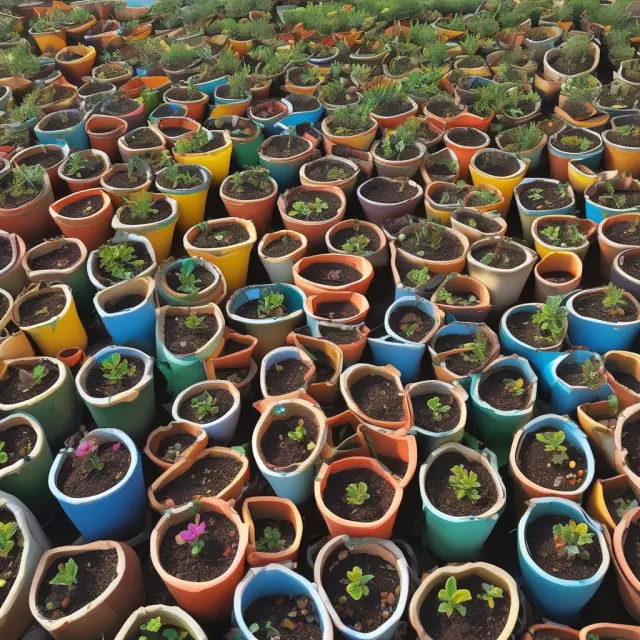 Garden metaphor for VUL policies: Separate account investments as diverse flower pots.
