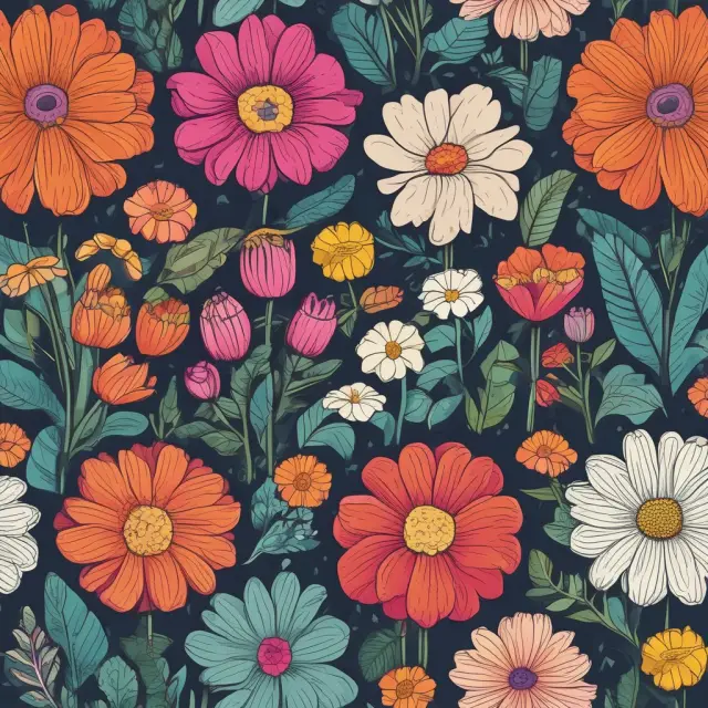 VUL Insurance policy with diverse investment options: Stocks, Bonds, ETFs, Mutual Funds, and Fixed-Interest, visually represented by distinct flowers in a flourishing garden.