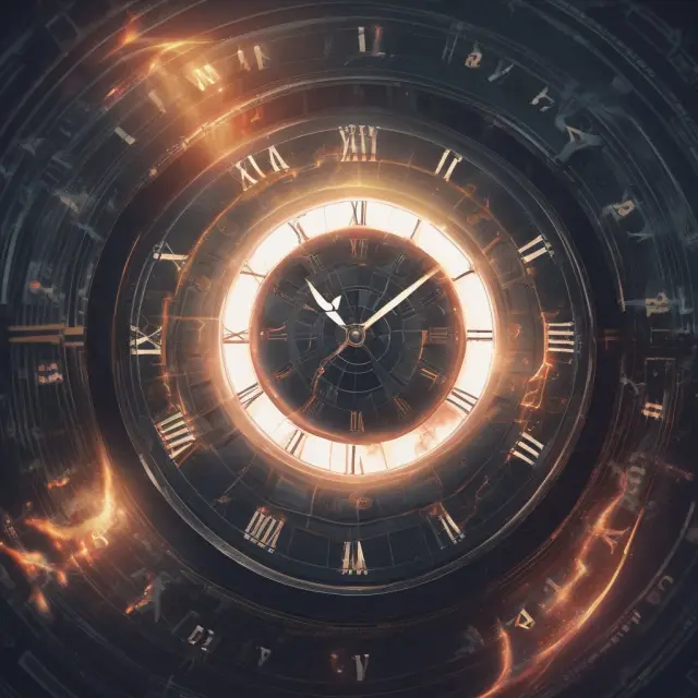 A digital clock with carbon emissions flowing from vehicles depicted as hour hands