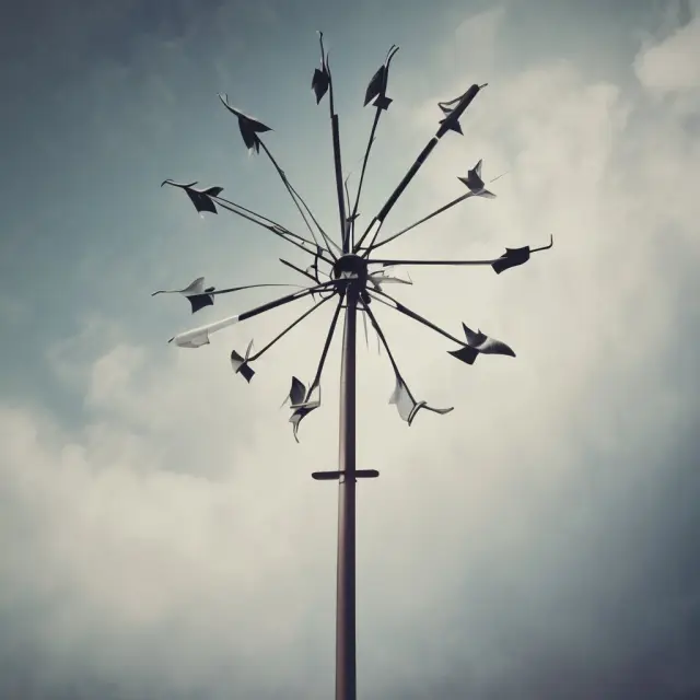 A weather vane illustrating VED