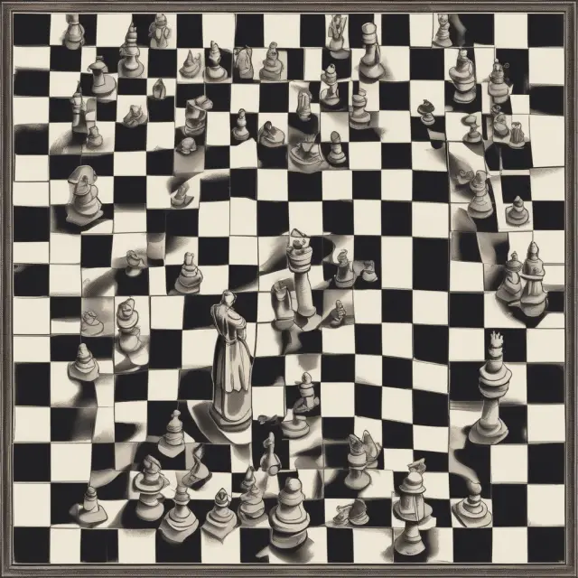 A vendor (seller) acting as a lender on a chessboard offers flexible terms and repayment options to homebuyers