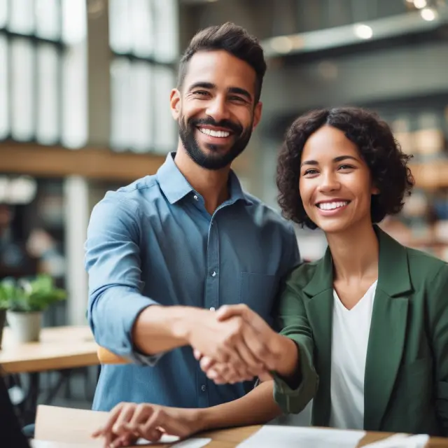 Business owner establishing a strong relationship with a vendor through vendor financing