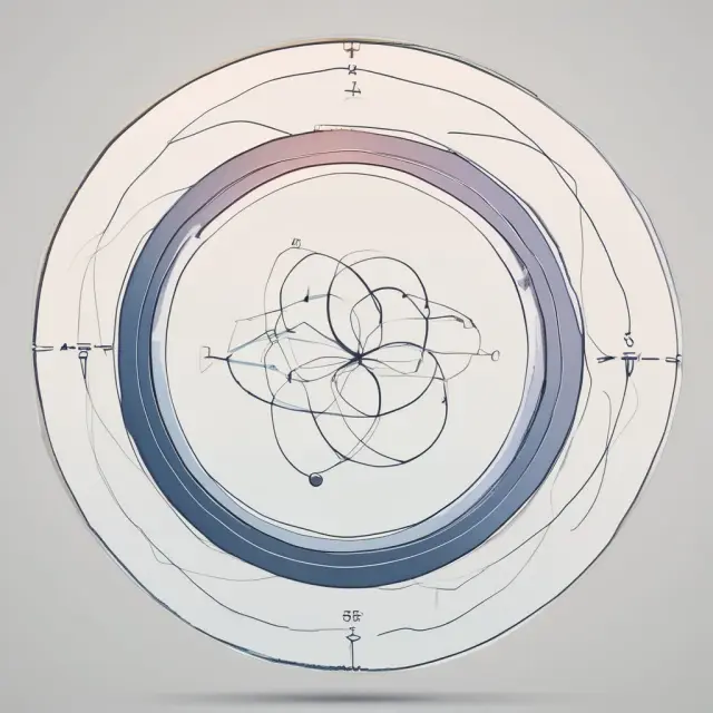 Visualization of two interconnected circles representing distinct data sets and their shared elements in a Venn diagram