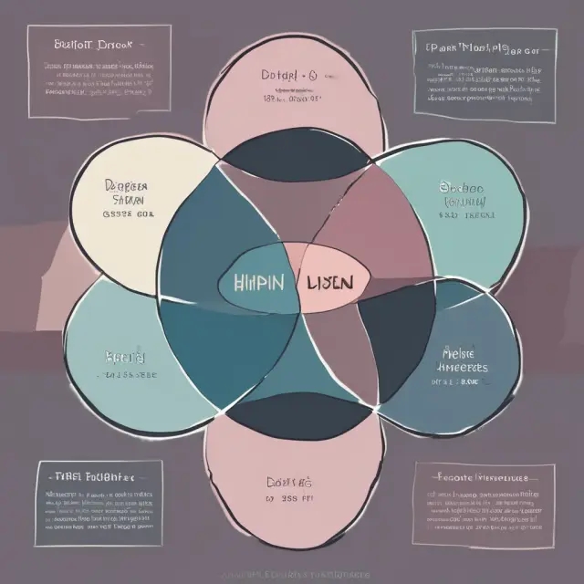 Two overlapping Venn diagrams represent stocks, bonds, and investments, highlighting shared financial sectors and differences