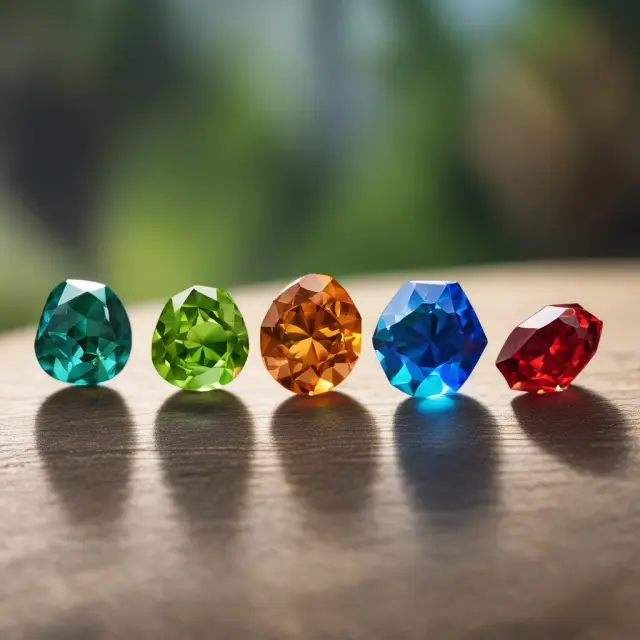 An investor holds five precious gemstones symbolizing evergreen, limited-life, generalist, specialist, and AIM VCTs. Each stone represents a distinct investment strategy.