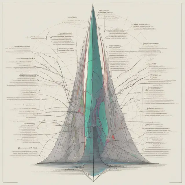Two timelines interwoven, representing Vertical and Horizontal Analysis in financial statement analysis.