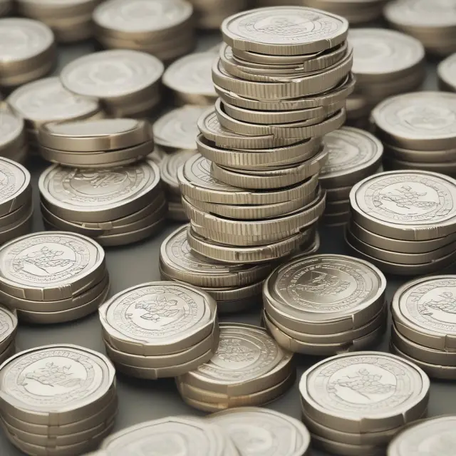 Illustration of vested pension benefits forming into a solid structure, symbolizing a company