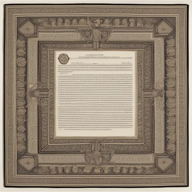 An elaborate tapestry depicting the creation of a viager contract between a seller and a buyer with lawyers carefully weaving the intricate details.