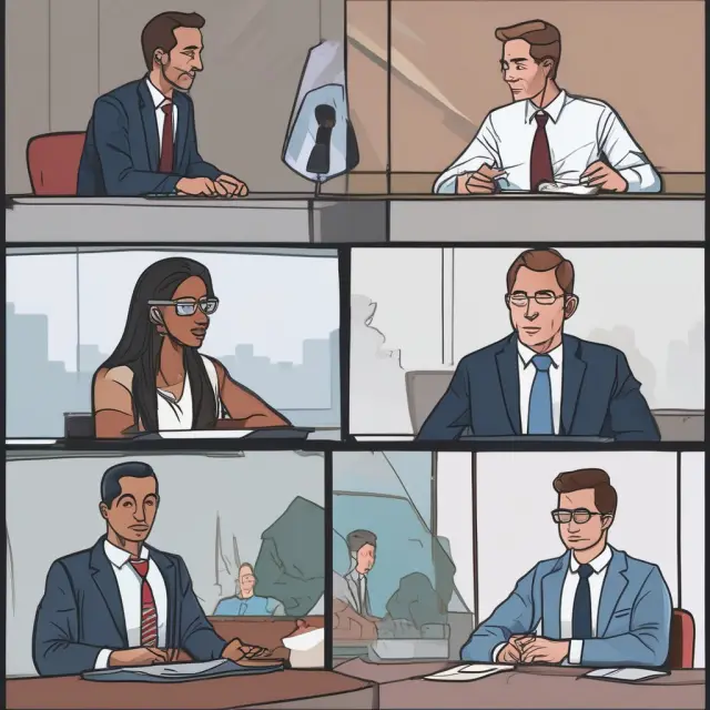 A metaphorical depiction of Zoom, Microsoft Teams, Google Meet, Webex, and Skype as warriors on a battlefield, showcasing their unique features for optimal video conferencing solutions.