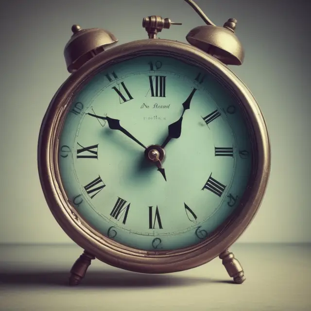 Clock with vintage hands rotating above a mortgage pool, emphasizing the importance of vintage in MBS risk assessment