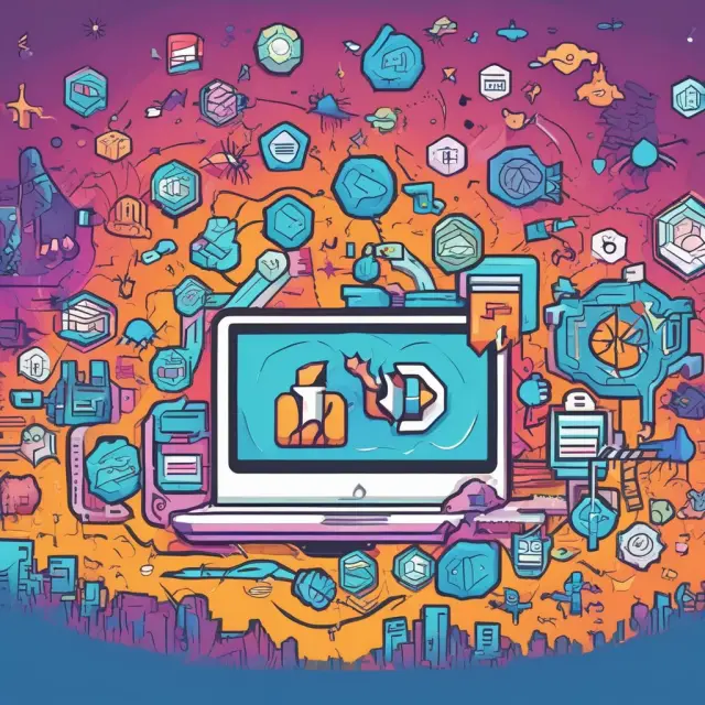 An image of a vibrant, buzzing hive teeming with ads, representing the revenue-generating potential of viral websites
