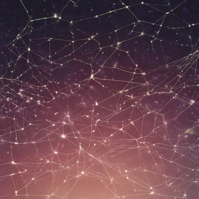 Constellation of viral websites shining brightly against a digital backdrop, symbolizing their influence and impact