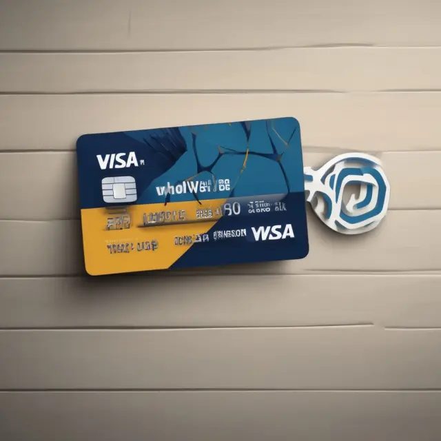Visa card symbolically representing the convergence of Prepaid Cards and Gift Cards.