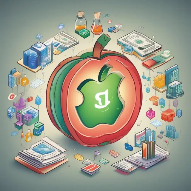Apple, Amazon, Alphabet, and Johnson & Johnson represented as lighthouses, signifying their high visibility in the financial landscape