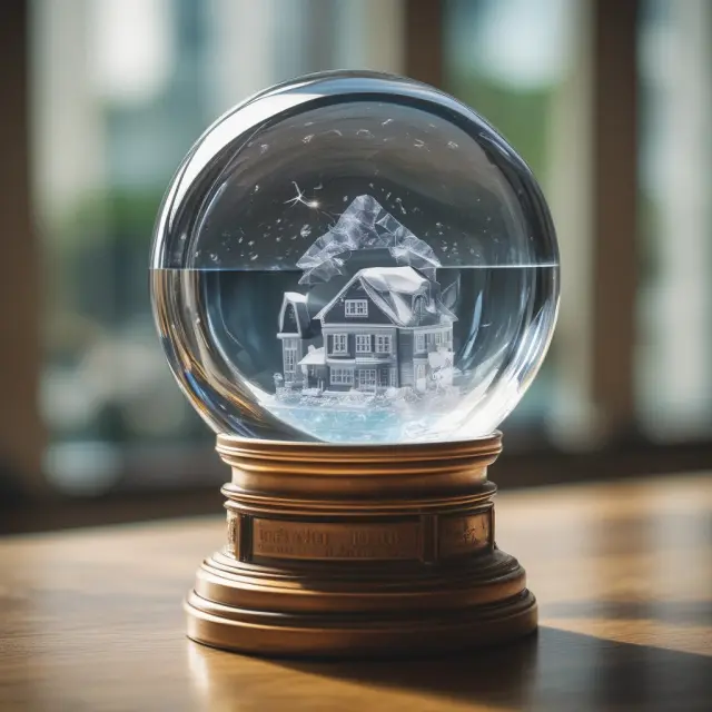 Companies using a crystal ball to reveal accurate financial forecasts, enhancing their visibility for investors