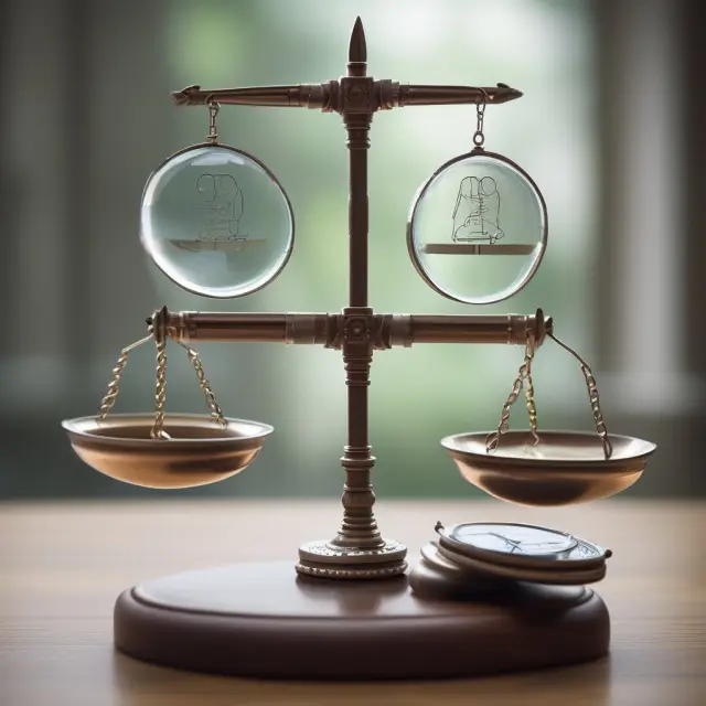 Scales illustrating benefits of vision care insurance: cost savings vs. premiums, coverage for eye exams, glasses, contacts, and LASIQ.