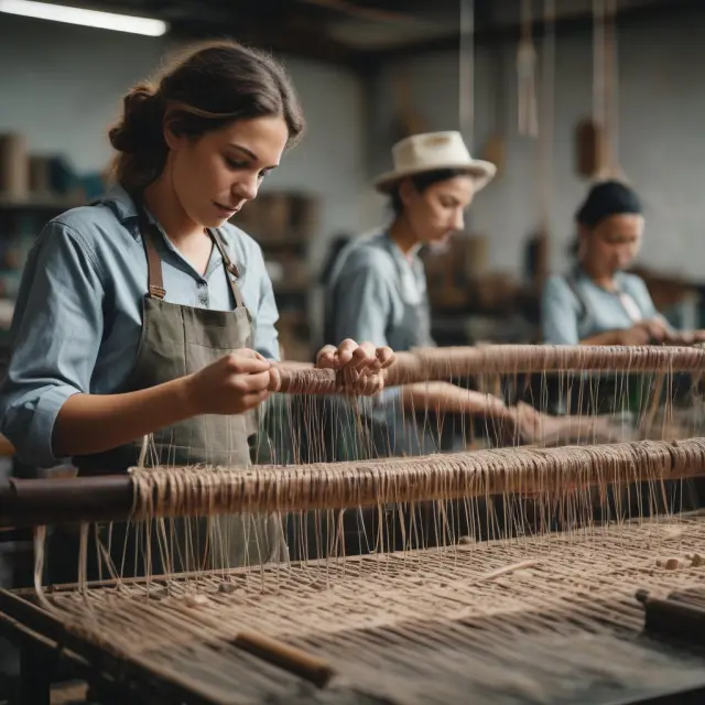 Career changers weaving new skills through the threads of an evolving industrial loom