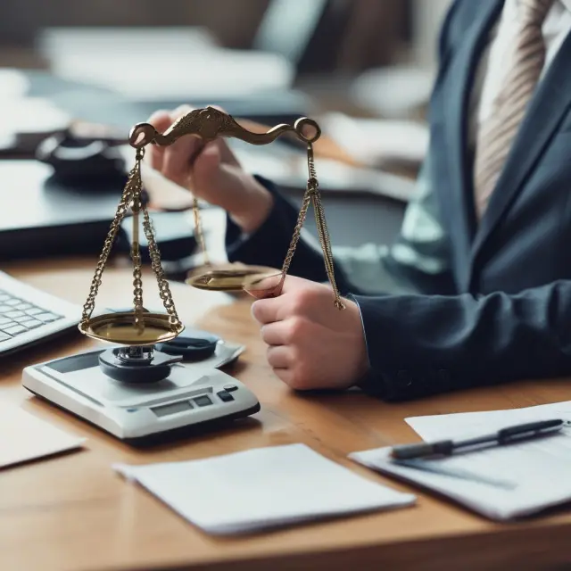 Golden scales balancing cost savings and challenges of VoIP in finance and investment communication