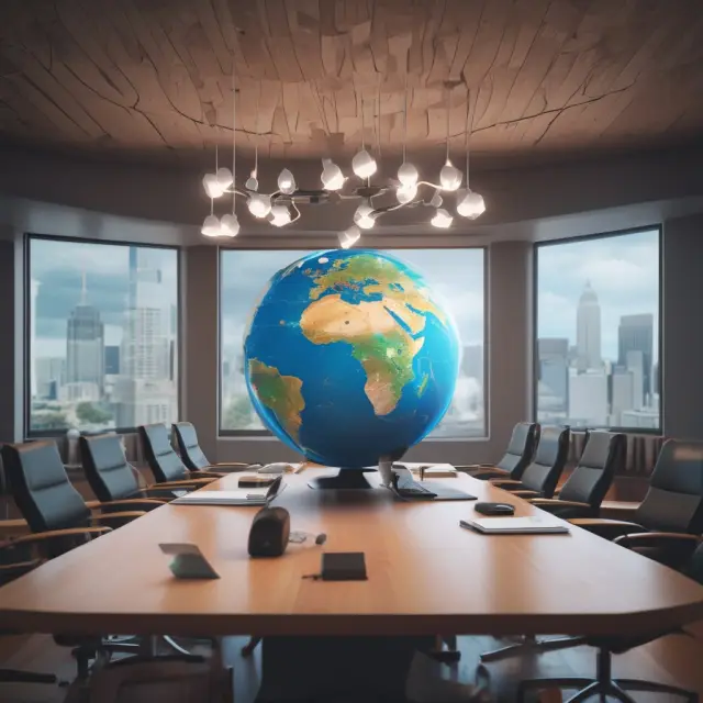 Remote workers united through VoIP during the COVID-19 pandemic, symbolizing adaptive communication and collaboration