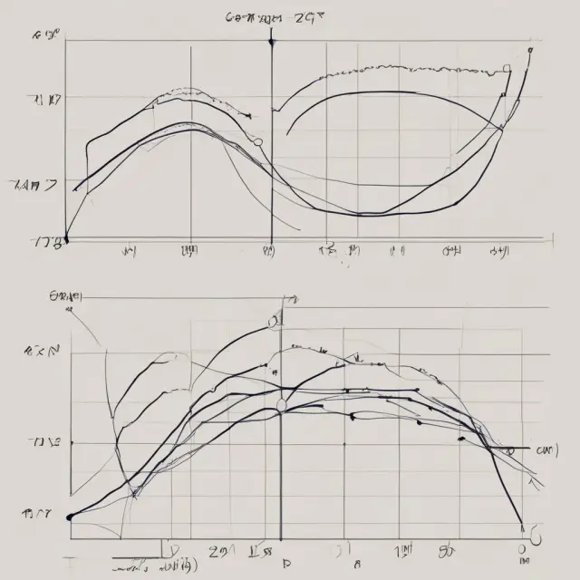 Graphical comparison of reverse skews and forward skews in options trading