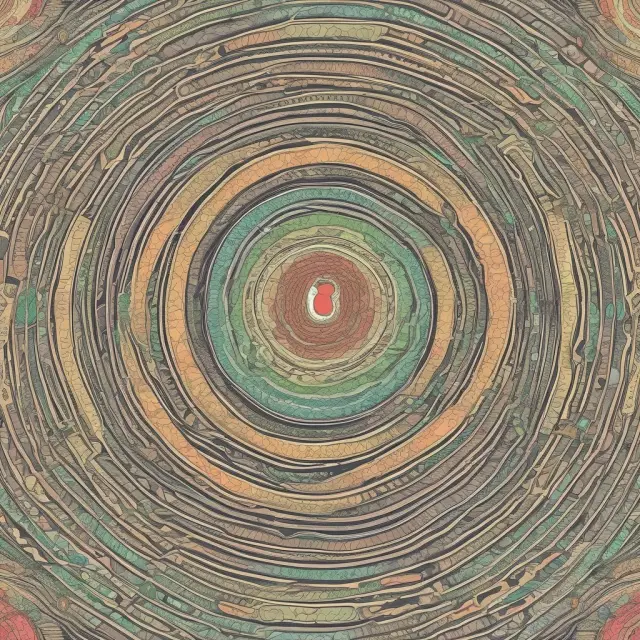 A kaleidoscope displaying various market landscapes: stocks, commodities, and bonds. Volatility skews in each sector depicted by differently colored swirls.